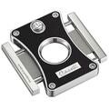 Caseti Dion Black Double Guillotine Cigar Cutter CACU113BK